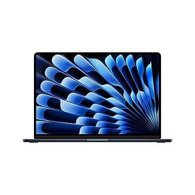 Apple 2024 MacBook Air 15″ Laptop with M3 chip: 38.91 cm (15.3″) Liquid Retina Display, 8GB Unified Memory, 256GB SSD Storage, Backlit Keyboard, 1080p FaceTime HD Camera, Touch ID- Midnight